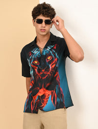 Mens casual shirts - Tiger Print