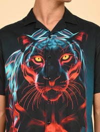 Mens casual shirts - Tiger Print