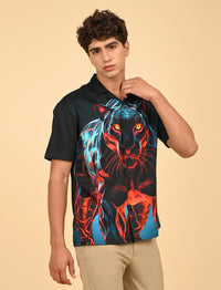 Mens casual shirts - Tiger Print