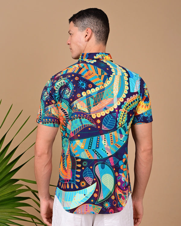 Abstracts Printed Shirts - Multicolour
