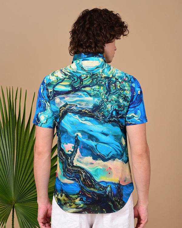 Night Tree Printed Shirts - Multicolour