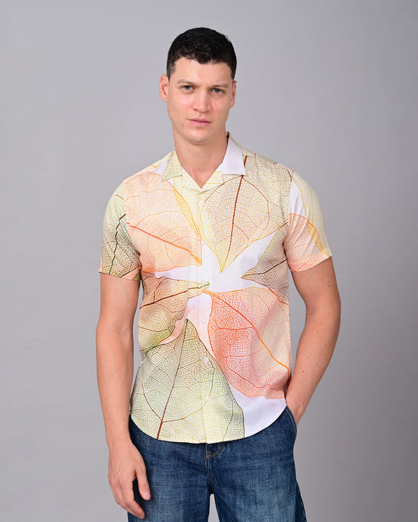 Six Leaves Printed Shirts - Off-white