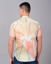 Six Leaves Printed Shirts - Off-white