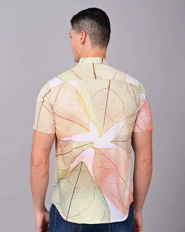 Six Leaves Printed Shirts - Off-white