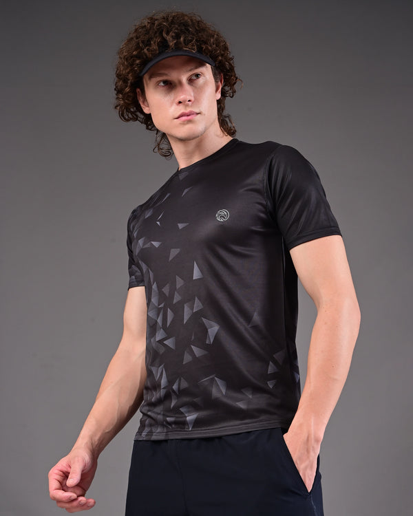 Men's Printed Tee - Black