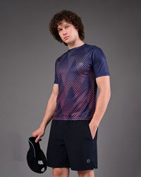 Men's Printed Tee - Navy