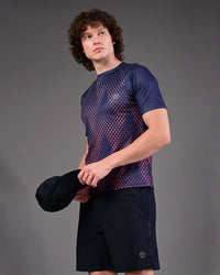 Men's Printed Tee - Navy