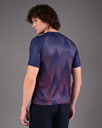 Men's Printed Tee - Navy