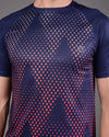 Men's Printed Tee - Navy