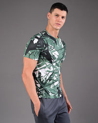 Men's Printed Tee - Green