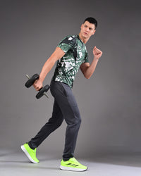 Men's Printed Tee - Green