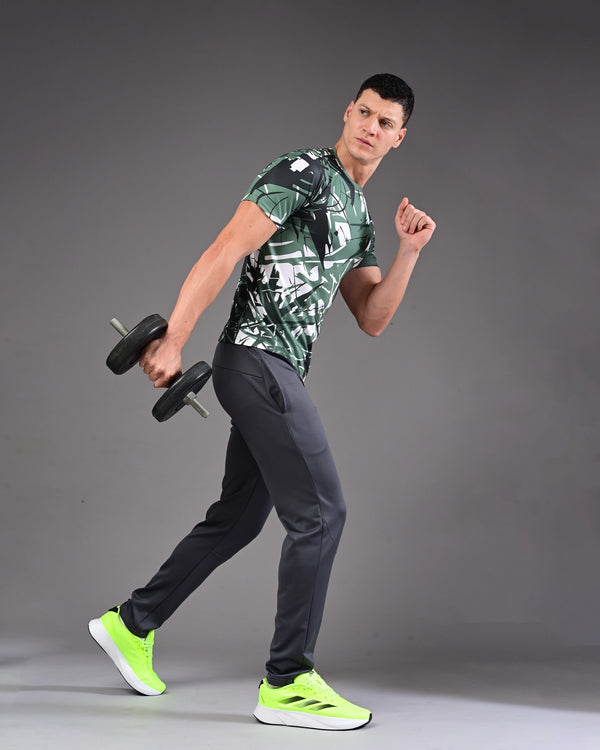 Men's Printed Tee - Green