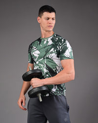 Men's Printed Tee - Green