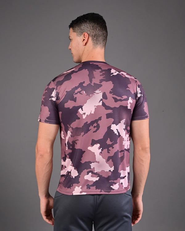 Men's Printed Tee - Brown