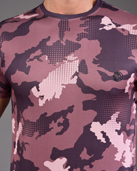 Men's Printed Tee - Brown