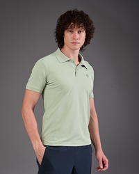 Men's Solid Polo - Elm