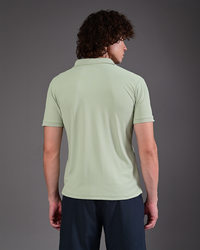 Men's Solid Polo - Elm