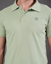 Men's Solid Polo - Elm