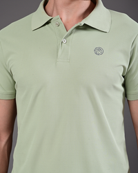 Men's Solid Polo - Elm