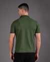 Men's Solid Polo - Olive