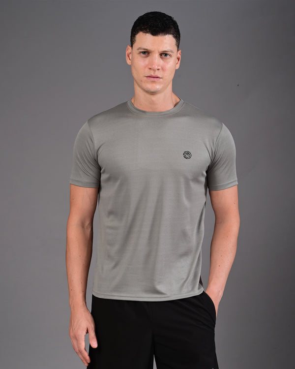 Men's Solid Tee - Mid Grey